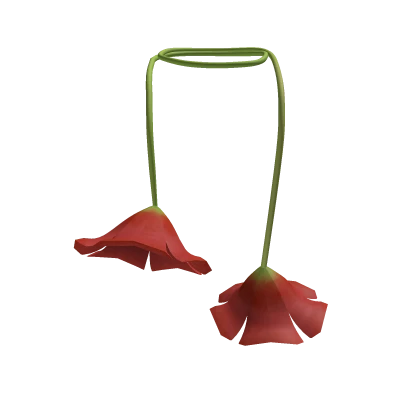 ˗ˏˋ 3.0 Red Mori Kei Flower Scarf ♡ˎˊ˗