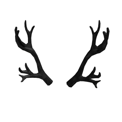  Black Iron Adurite Antlers