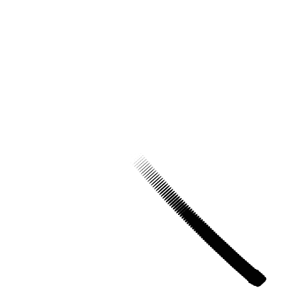 [Glitch] Animated Waist Katana - Black & White