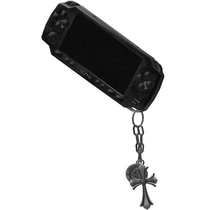 ✤ RETRO GAME CONSOLE W/ CHROME KEYCHAINS