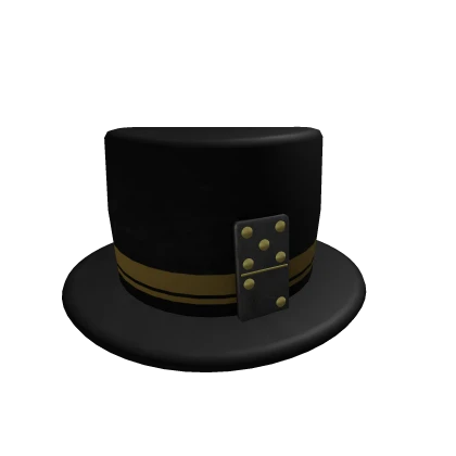 Golden Domino Top Hat