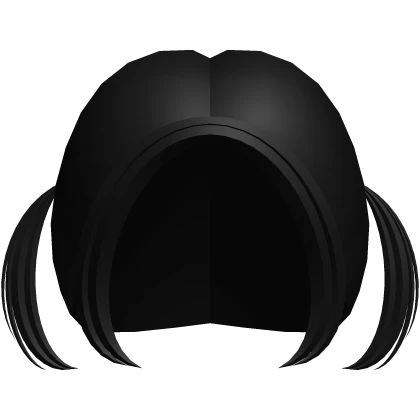 ୨୧ ꒱ cute baby pigtails in black