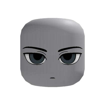 🍀Animated Intimidating Boy Face (Blue)