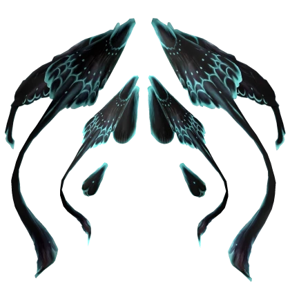 Cyan Night Moth Fairy Wings