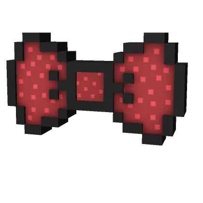 Red 8-Bit Bow Tie