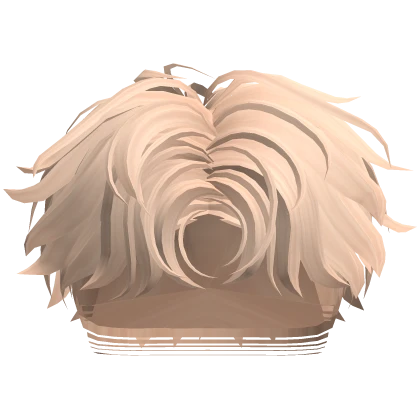 Short Middle Part w/ Fade Hairstyle - Blonde