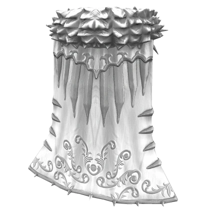White Silver Royal Cape