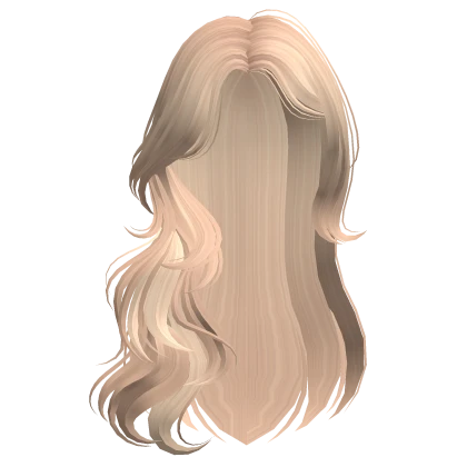 Lush Wavy Layered Model Hair in Blonde