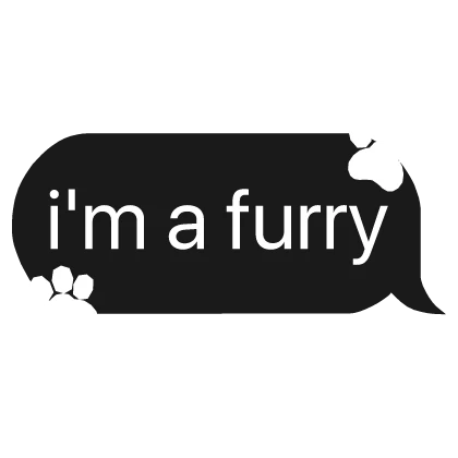 i'm a furry text