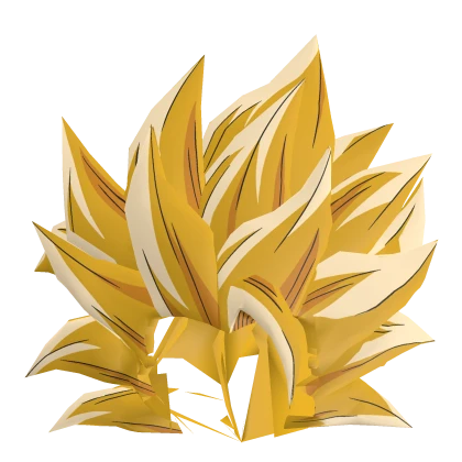 SSJ3 Goku Hair (Front Part ) - DBZ Buu Saga