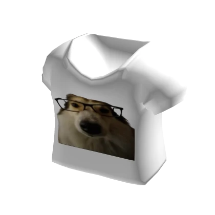 ♡ silly nerdy dog tshirt
