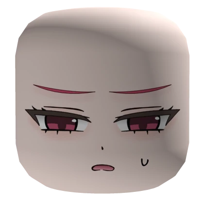 Red Eyes Concerned Face