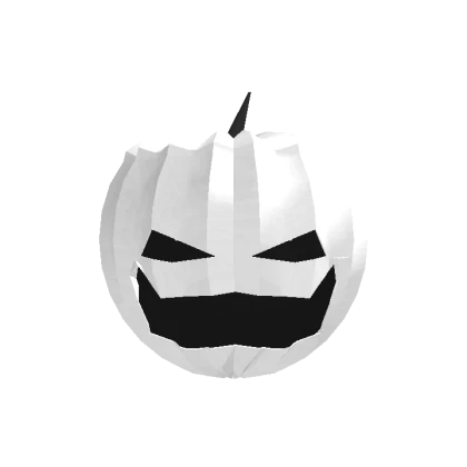 White Halloween Pumpkin