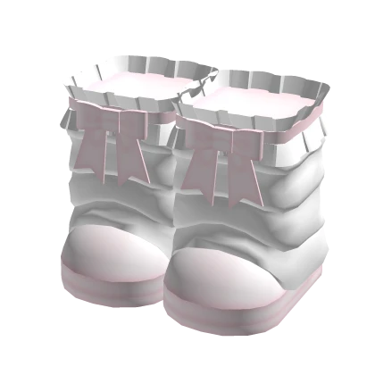 ♡ pastel pink mary janes with leg warmers and bows