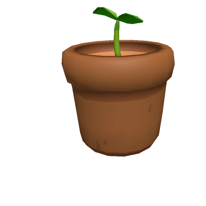 Cute Potted Plant - Kawaii Anime