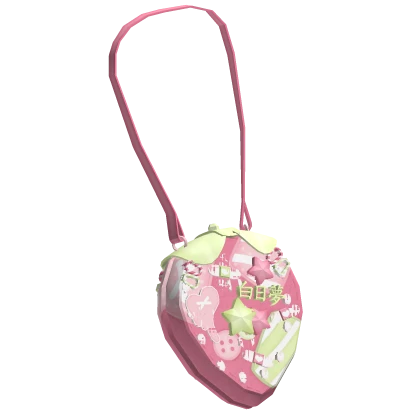 Pink Strawberry Cute Decora Gyaru Harajuku Purse