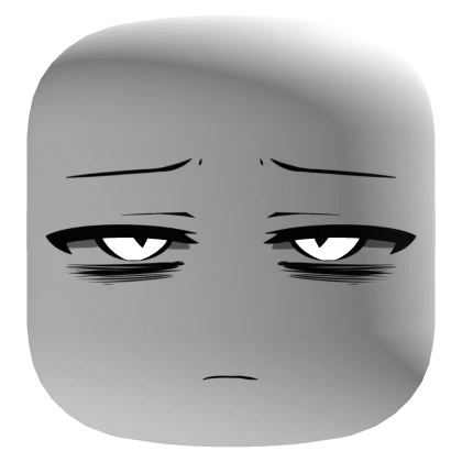 Cursed Since Monday Face Glowing Eyes - White