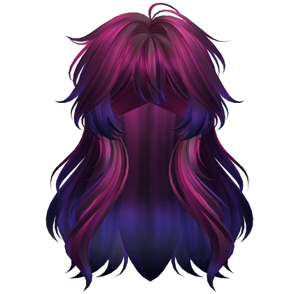 Lush Fluffy Wavy Anime Hairstyle (Vaporwave)