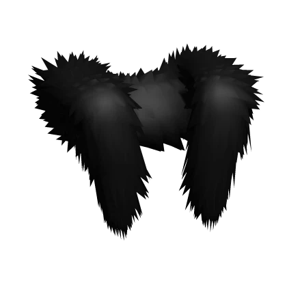 Fluffy Black Fur Boa