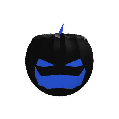 Blue Halloween Pumpkin