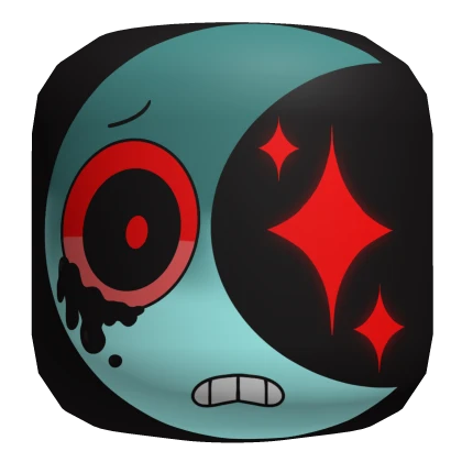 Twisted Moon Man Face Mask Head