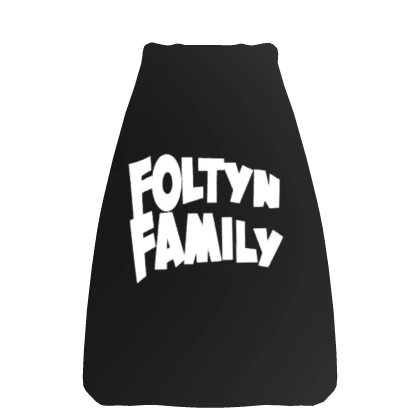 Cartoony Foltyn Family Cape WHITE BLACK