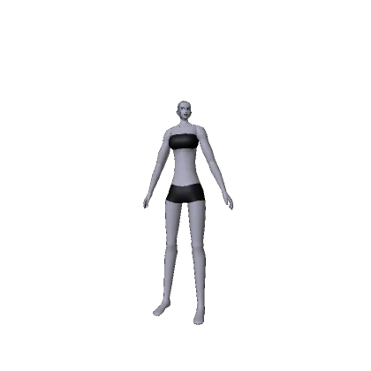 Tall Bizarre Anime Woman 2D & 3D Clothing- Toon Fx