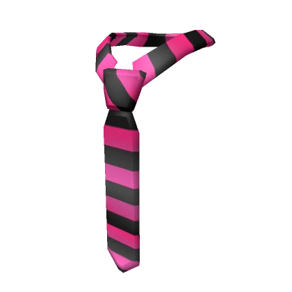 Pink & Black Striped Tie (3.0)