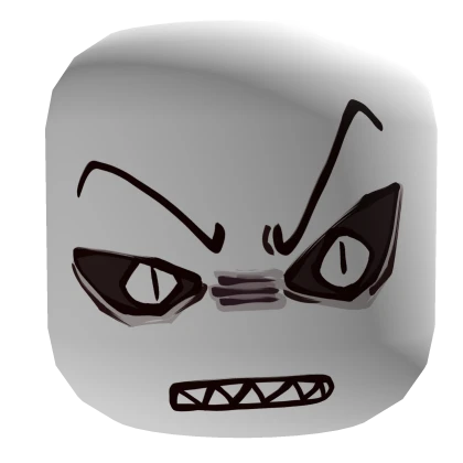Angry Halloween Demon Face