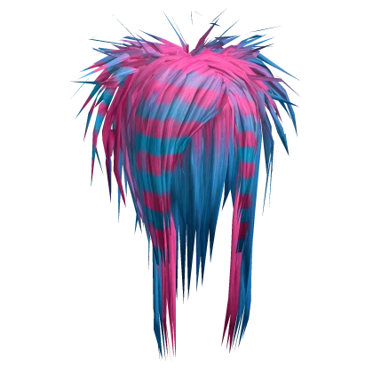Spiky Teased Scene Hair (Cotton Candy)