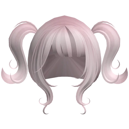 ☆ adorable swirly baby pigtails light pink