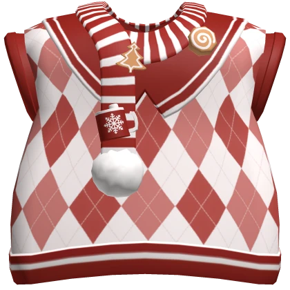 🍀Cute Christmas Vest (Red)