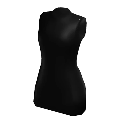 tight leather sleeveless dress