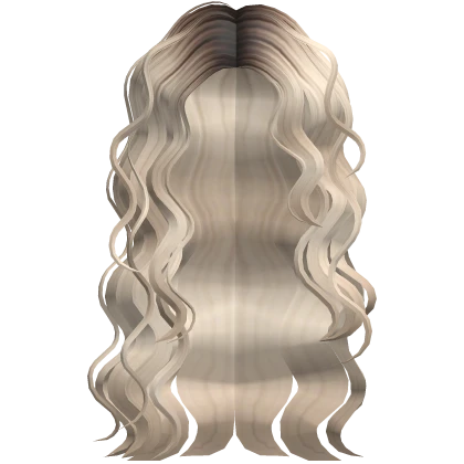 Curly Messy SuperStar Platinum Hair