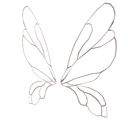 Translucent Pink Fairy Wings