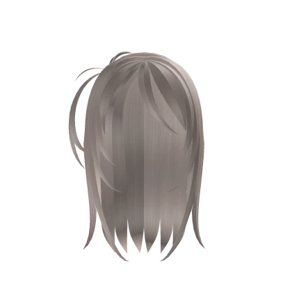 ♡ blond wispy side pigtail