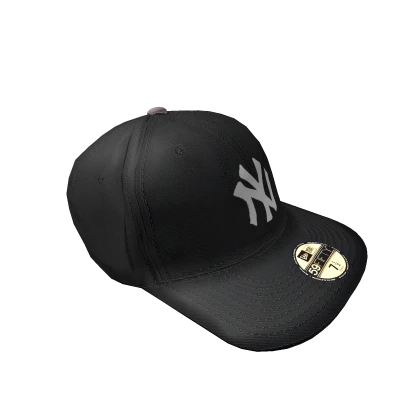 Backwards Tilted NY Yankee Cap