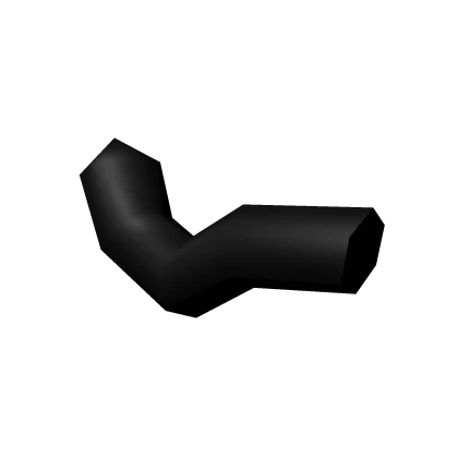Low Poly Black Cat Tail