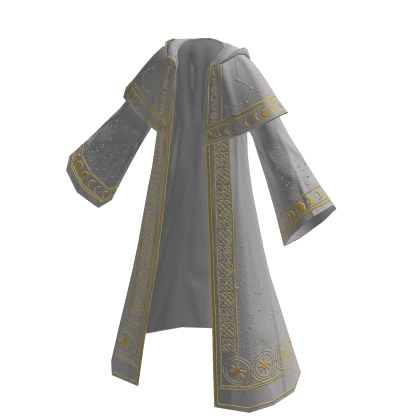 White Gold Moon witch robes
