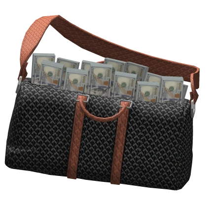 Black Goyar Duffel Bag