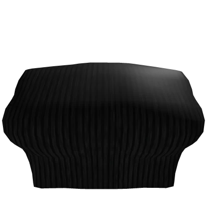 Cropped Black Turtleneck Woman Chest [1.0]