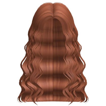 Ginger Tucked Wavy Hair With Bangs