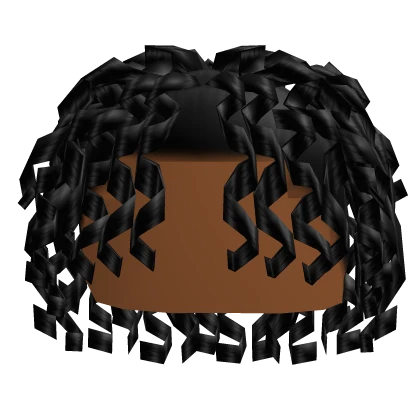 Black Messy Curlyhead Hair