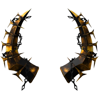 Gold Scorched Oblivion Horns