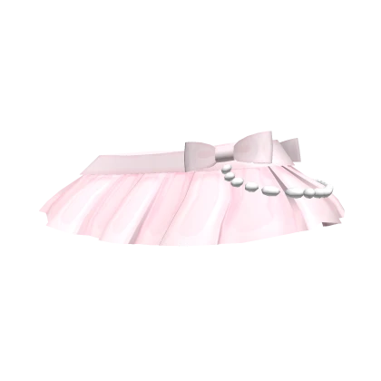 ♡ : (3.0) pink gyaru pearl mini skirt