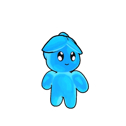 Cute Water Girl (Neon)