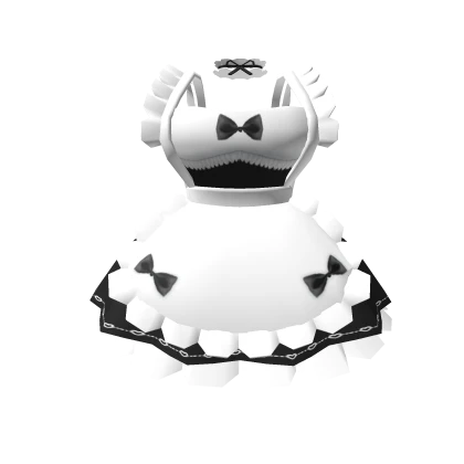 🎀Chibi Doll - Sweet classic Maid Dress w Bows