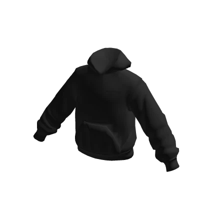 Black Essentials Hoodie