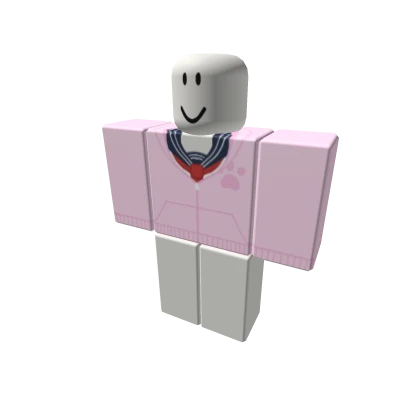 sailor w pink hoodie