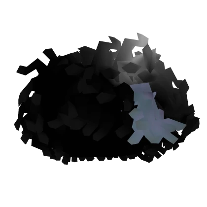 Fluffy Blue - Purple Patch Curly Afro